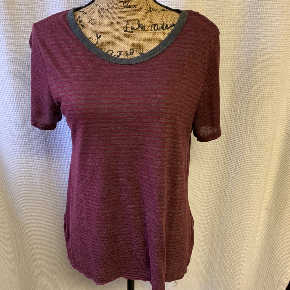Red stripe top